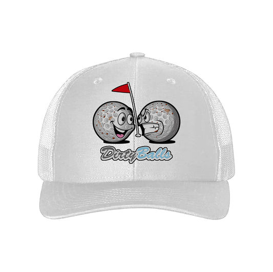 Dirty Balls Logo Hat | White