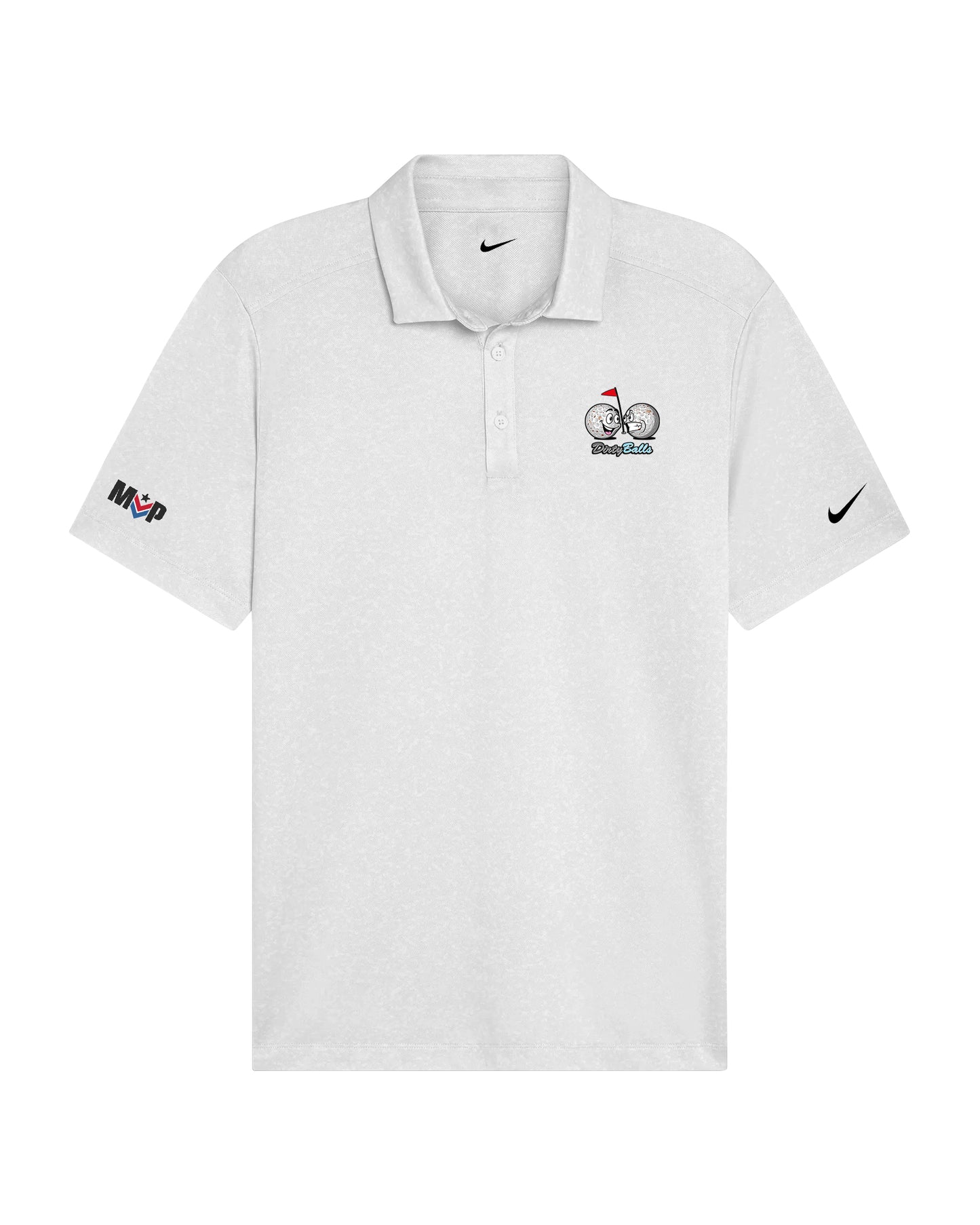 Dirty Balls Logo White Nike | Polos