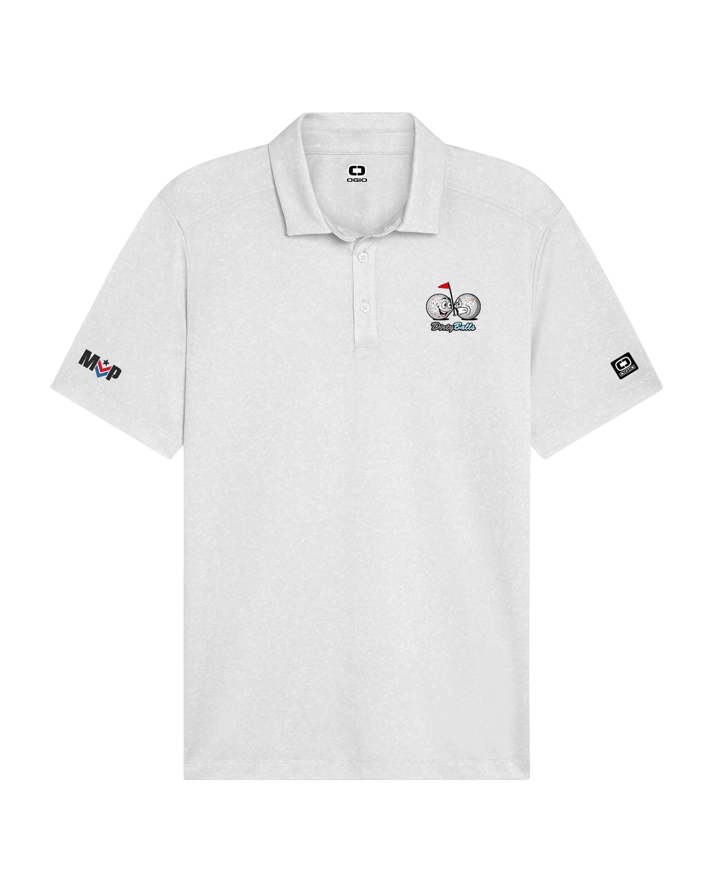 Dirty Balls Logo White OGIO | Polos