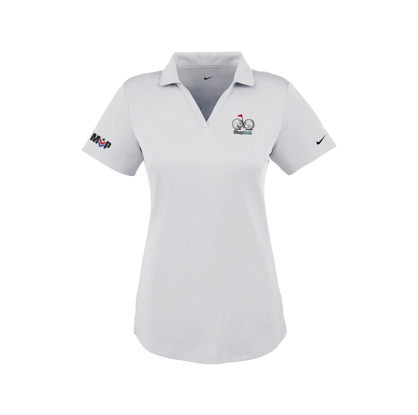 Dirty Balls Logo Women's White Nike | Polos